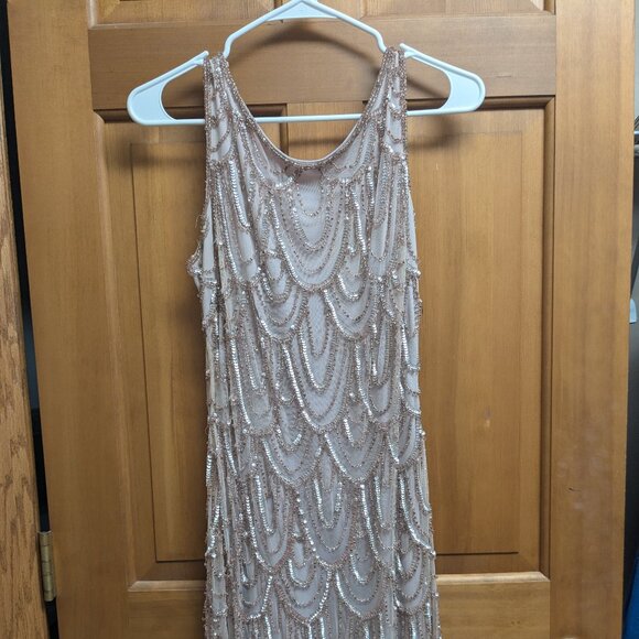 Sequenced, Drop Back Great Gatsby Style Dress - Picture 1 of 4